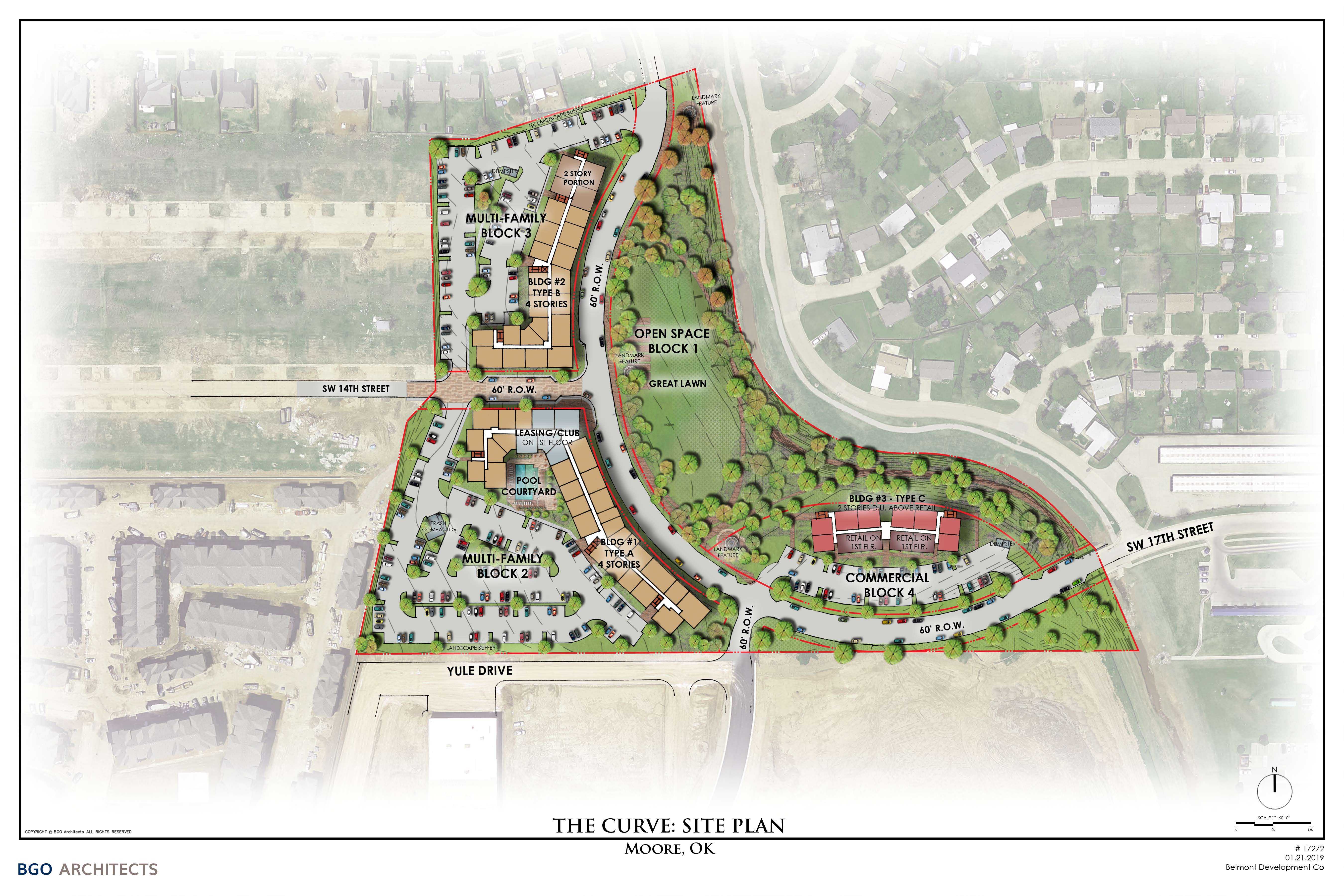 The Curve Site Plan