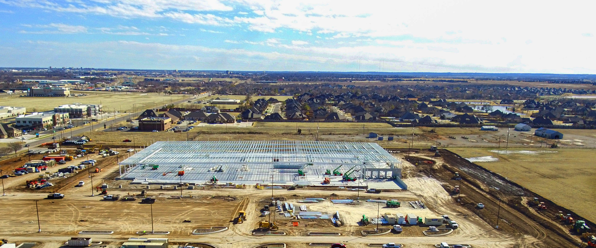 Image of Costco being built in Moore.